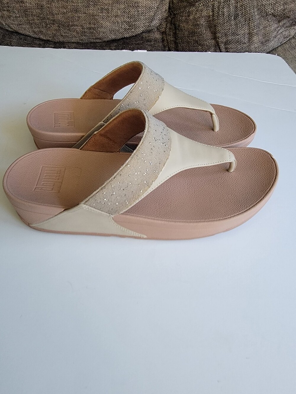 FitFlop Lulu Glitter T Post Sandals